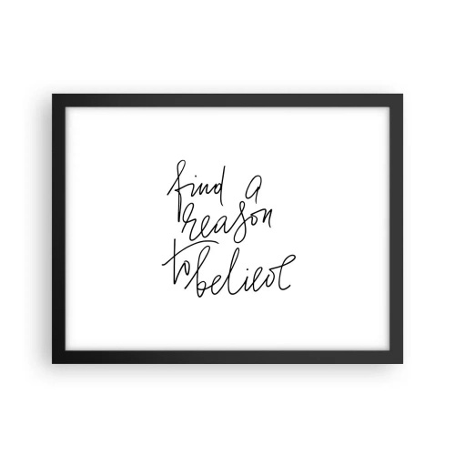 Poster in cornice nera - è possibile - 40x30 cm