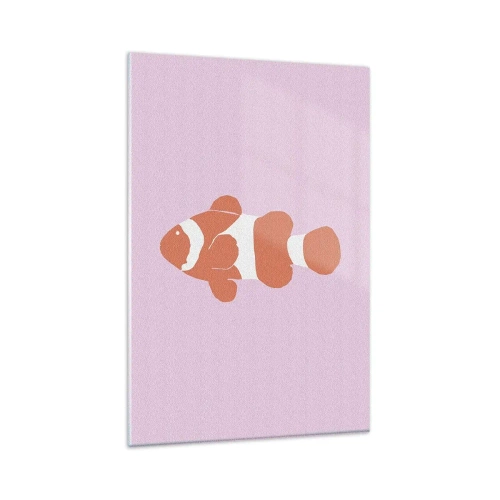 Quadro su vetro - Abbinato ai coralli - 80x120 cm