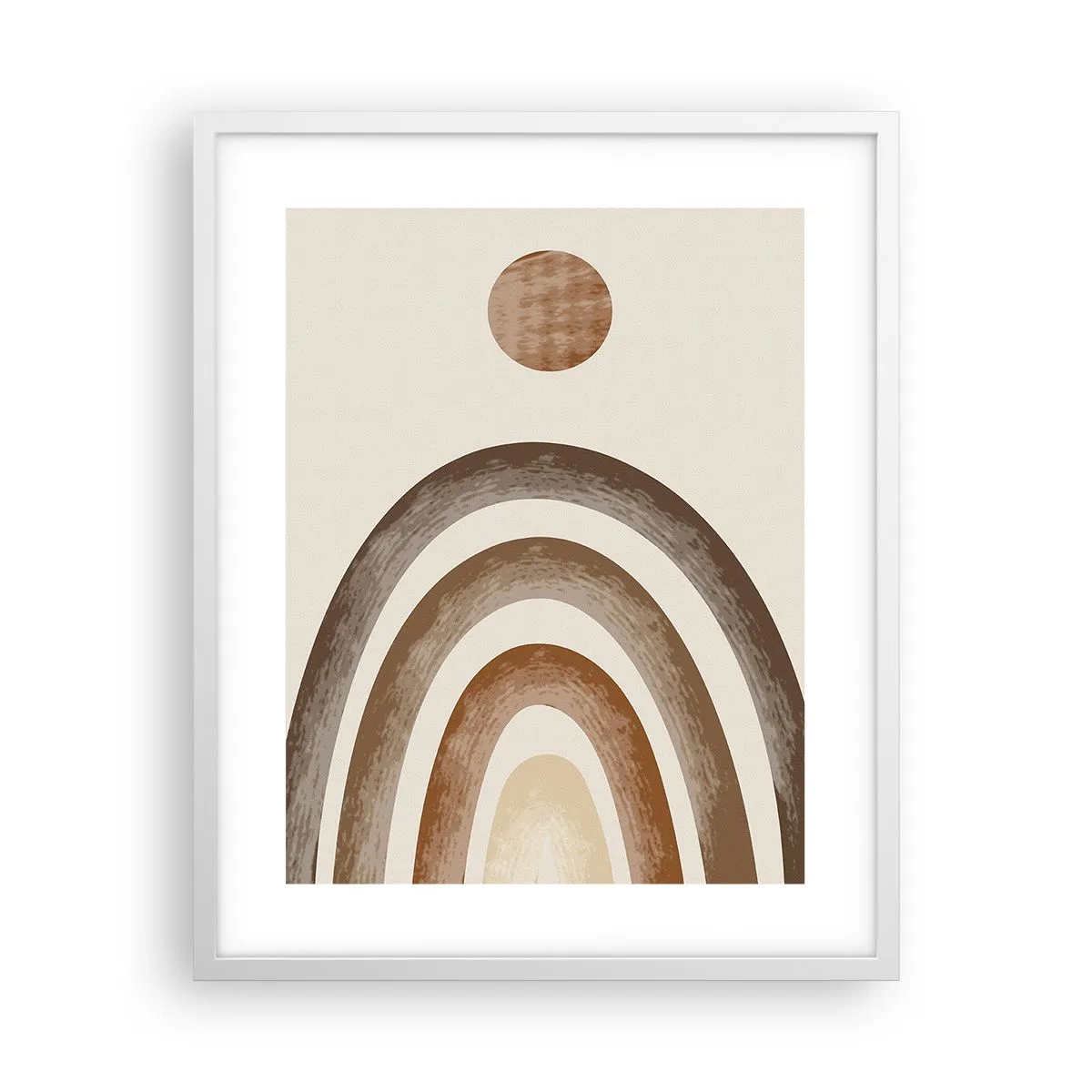 Poster in cornice bianca - In una galassia lontana - 40x50 cm