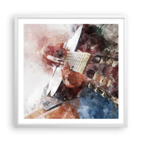 Poster in cornice bianca - E tu che ne pensi? - 60x60 cm