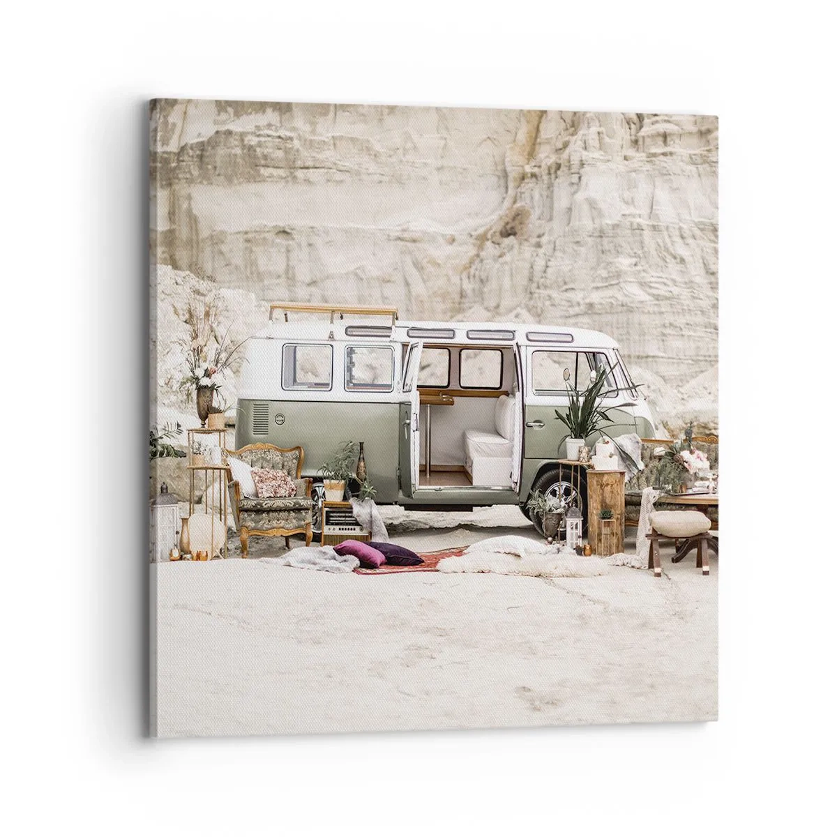 Quadro su tela - Stampe su Tela - è tempo di viaggiare - 70x70 cm