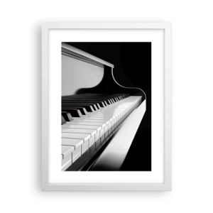 Poster in cornice bianca - Armonia di forme e colori - 30x40 cm