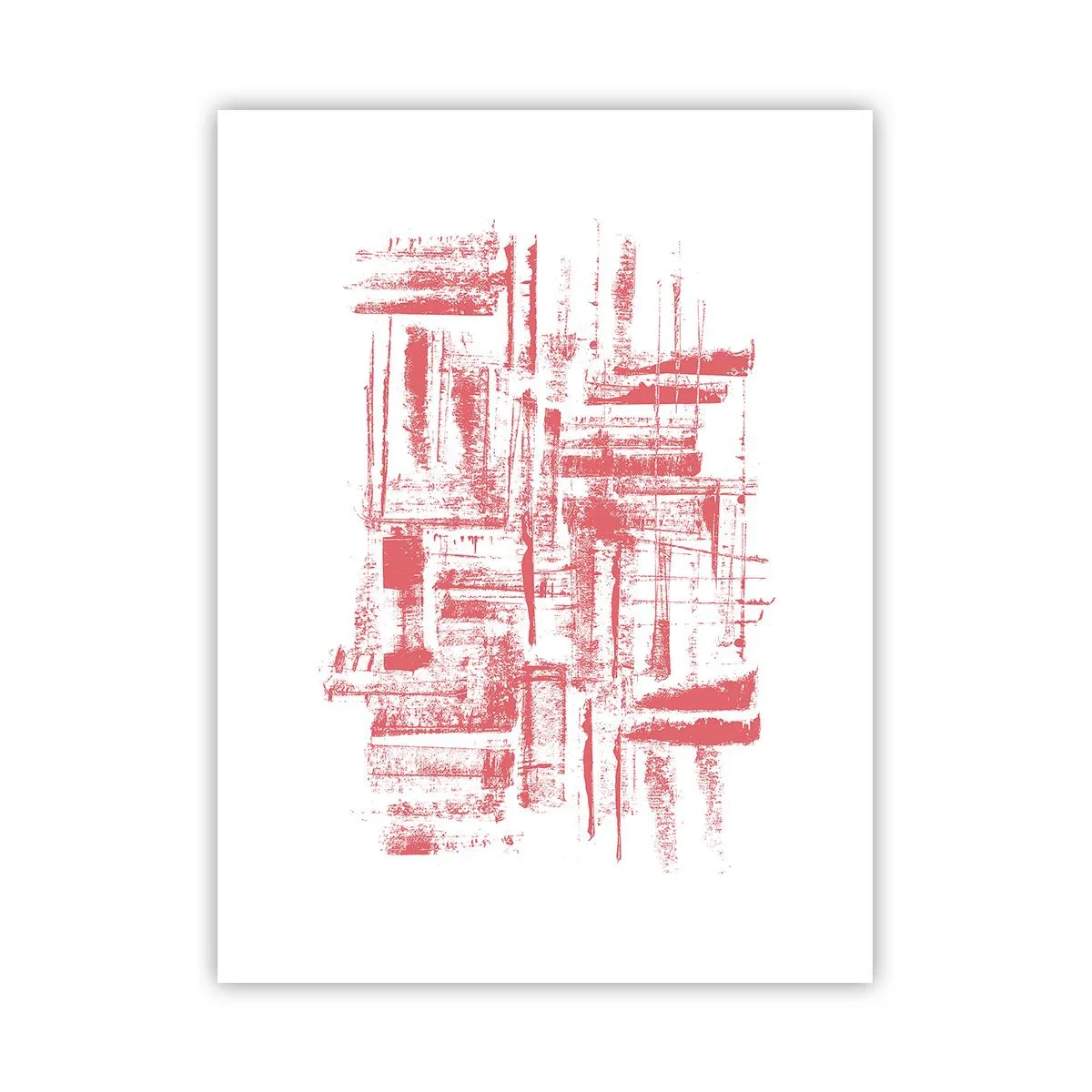 Poster - Città rossa - 30x40 cm