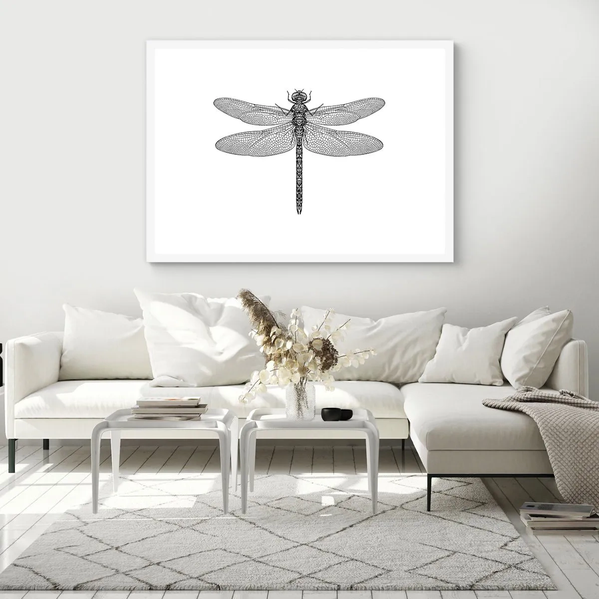 Poster in cornice bianca - La precisione della natura - 40x30 cm