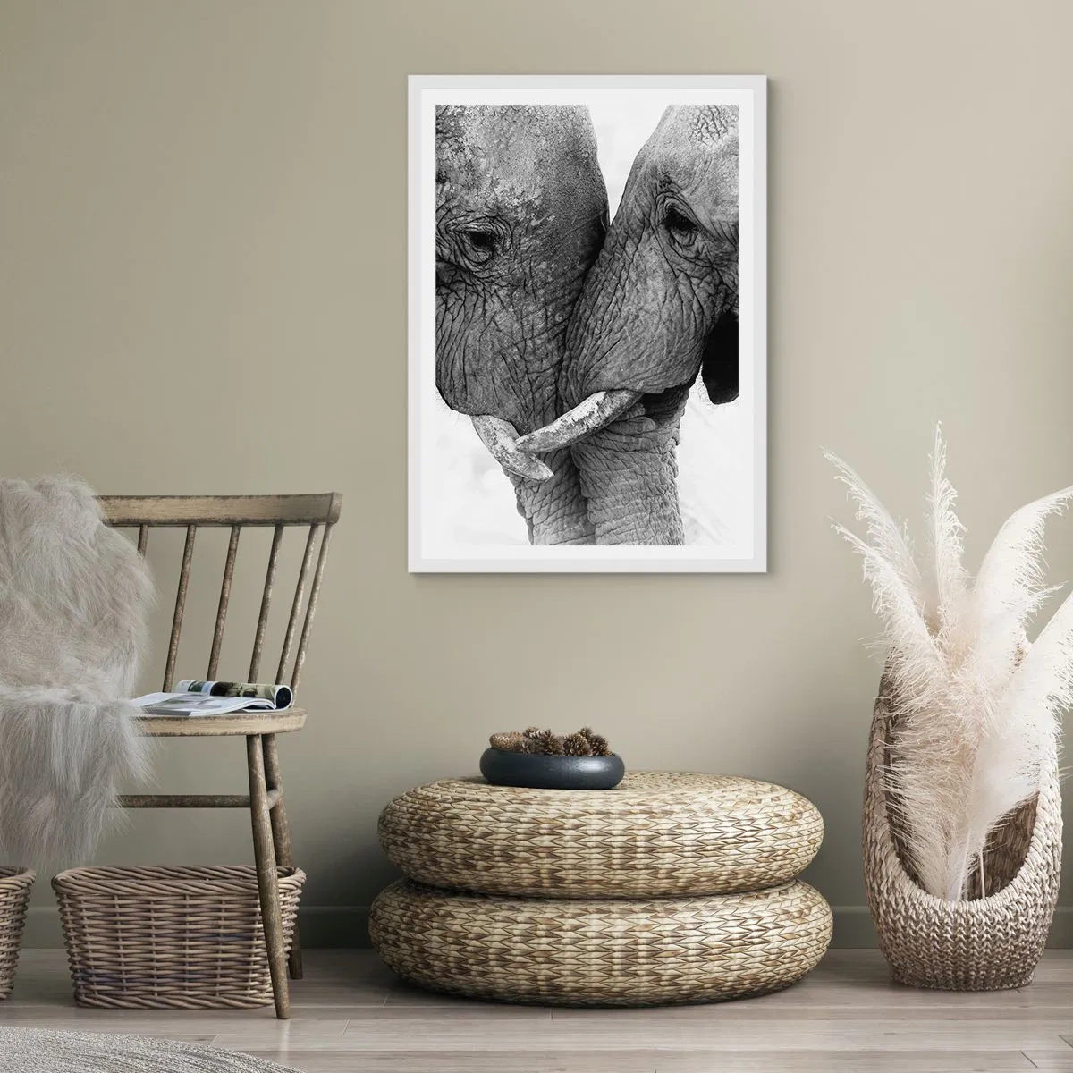 Poster in cornice bianca - Dichiarazione sincera - 50x70 cm