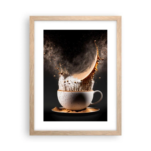 Poster in cornice rovere chiaro - Esplosione di sapore - 30x40 cm