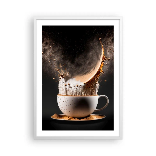 Poster in cornice bianca - Esplosione di sapore - 50x70 cm