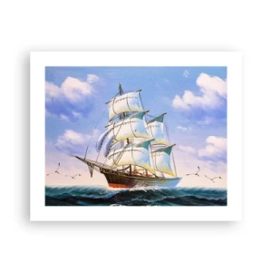 Poster - Con orgoglio nel vento - 50x40 cm