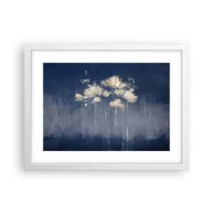 Poster in cornice bianca - Come petali al vento - 40x30 cm