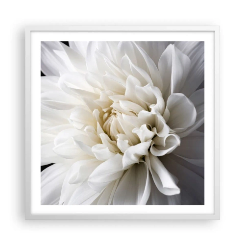 Poster in cornice bianca - Il mattino della sposa - 60x60 cm
