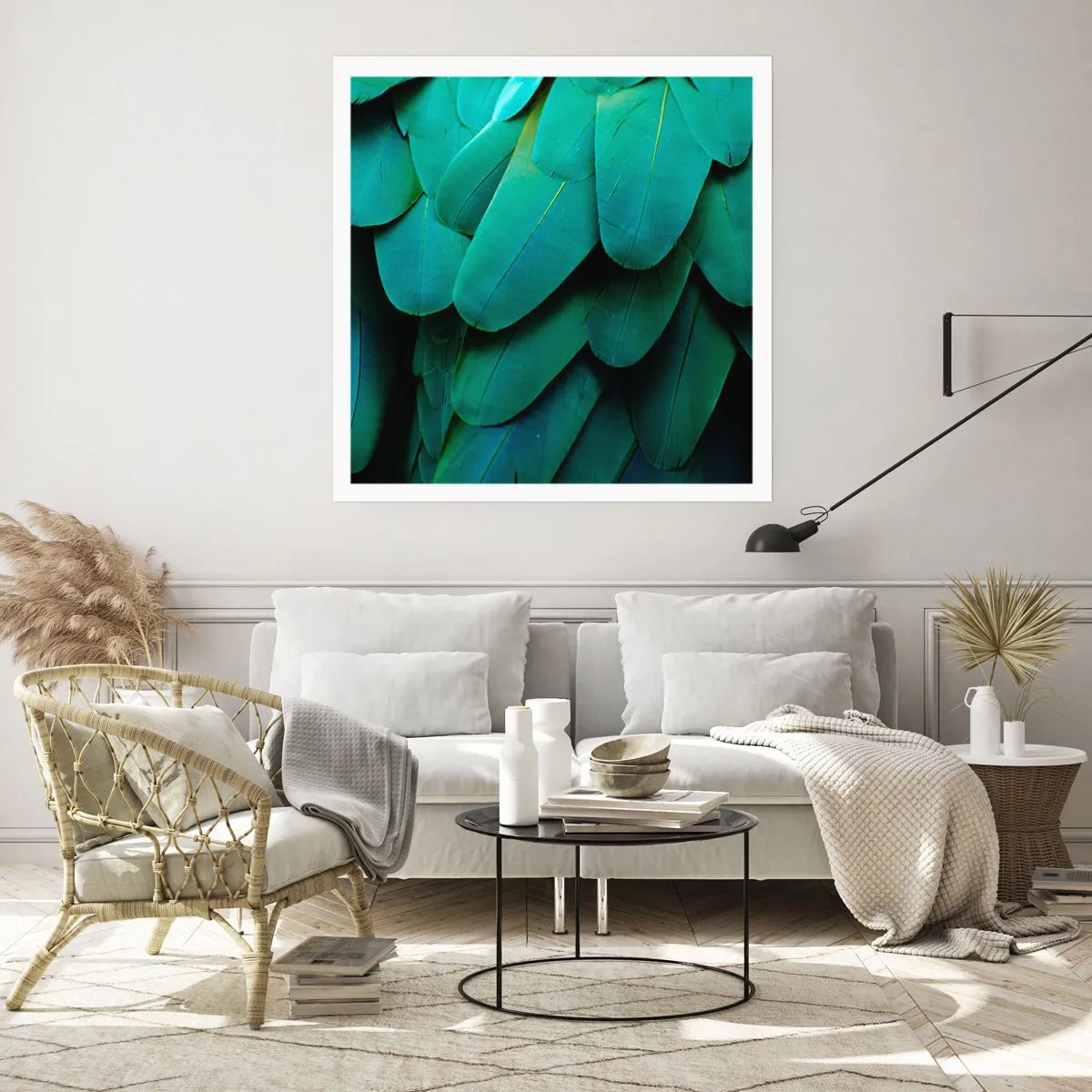 Poster - Precisione da pappagallo - 50x50 cm