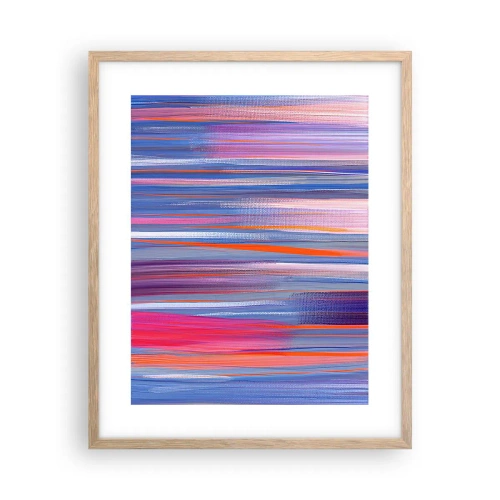 Poster in cornice rovere chiaro - Ascensione arcobaleno - 40x50 cm