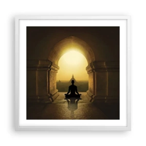 Poster in cornice bianca - Armonia completa - 50x50 cm