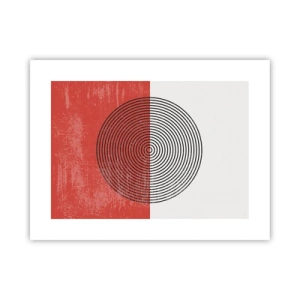 Poster - Dritto al centro - 40x30 cm