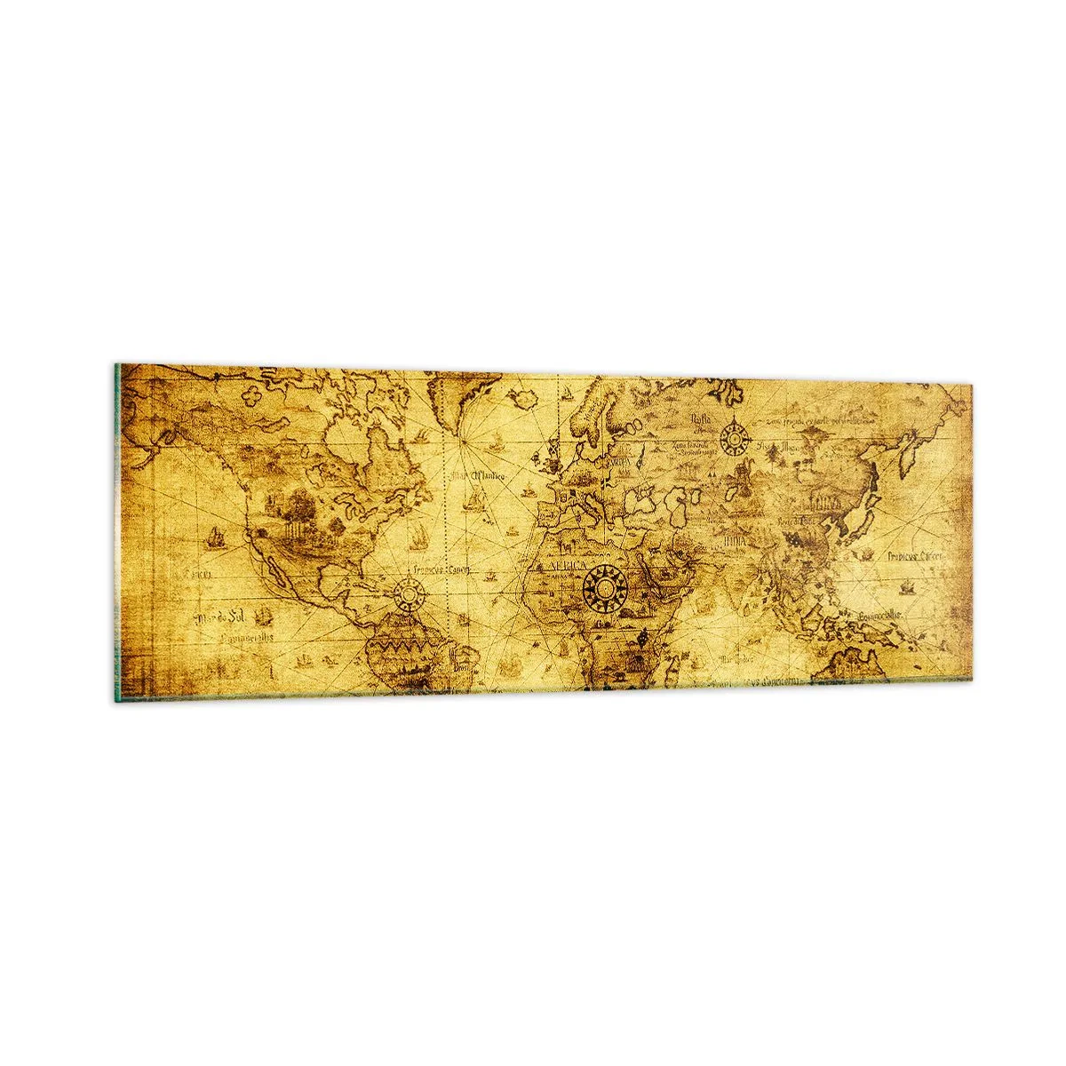 Quadro su vetro - Questo mondo è strano - 90x30 cm