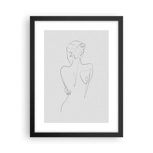 Poster in cornice nera - La musica del corpo - 30x40 cm