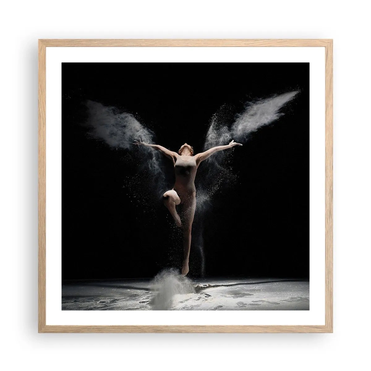 Poster in cornice rovere chiaro - Gli elfi esistono - 60x60 cm