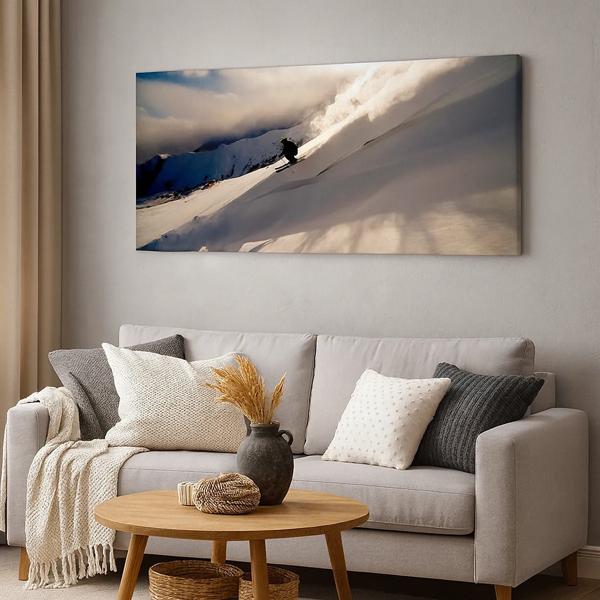 Quadro su tela - Stampe su Tela - Sfida dei monti accettata - 30x30 cm