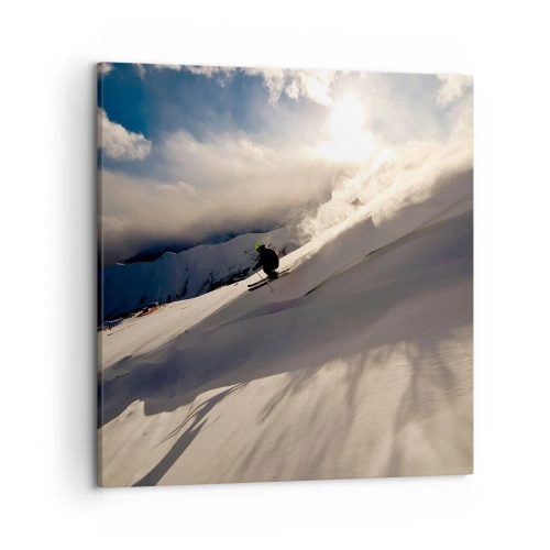 Quadro su tela - Stampe su Tela - Sfida dei monti accettata - 50x50 cm