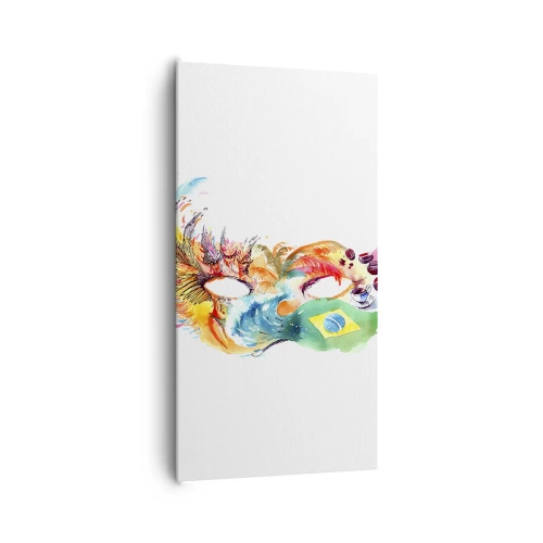 Quadro su tela - Stampe su Tela - Il Brasile accoglie con la samba - 65x120 cm