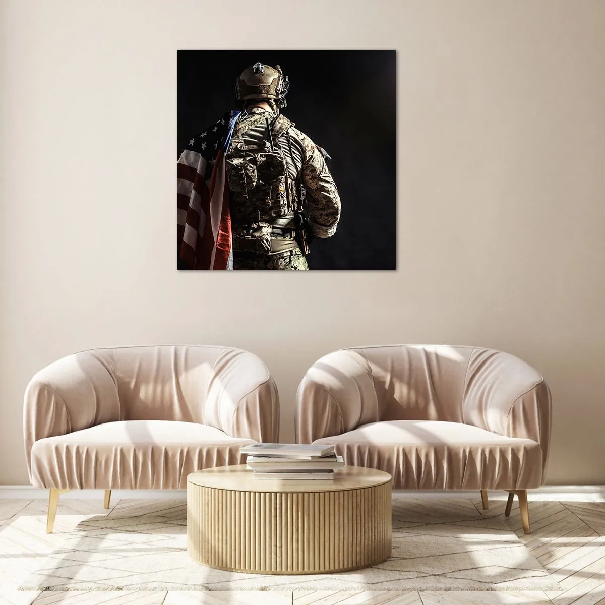 Quadro su vetro - Proprio per questo - 70x70 cm