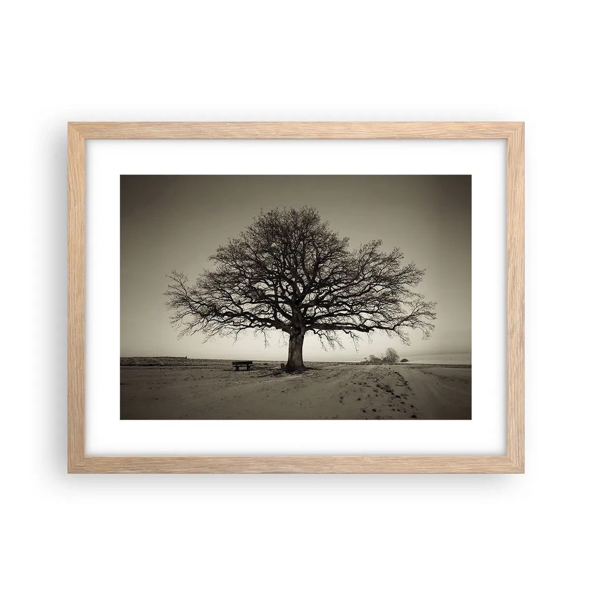 Poster in cornice rovere chiaro - Da qui all'eternità - 40x30 cm