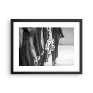Poster in cornice nera - Sfilata in stile - 40x30 cm