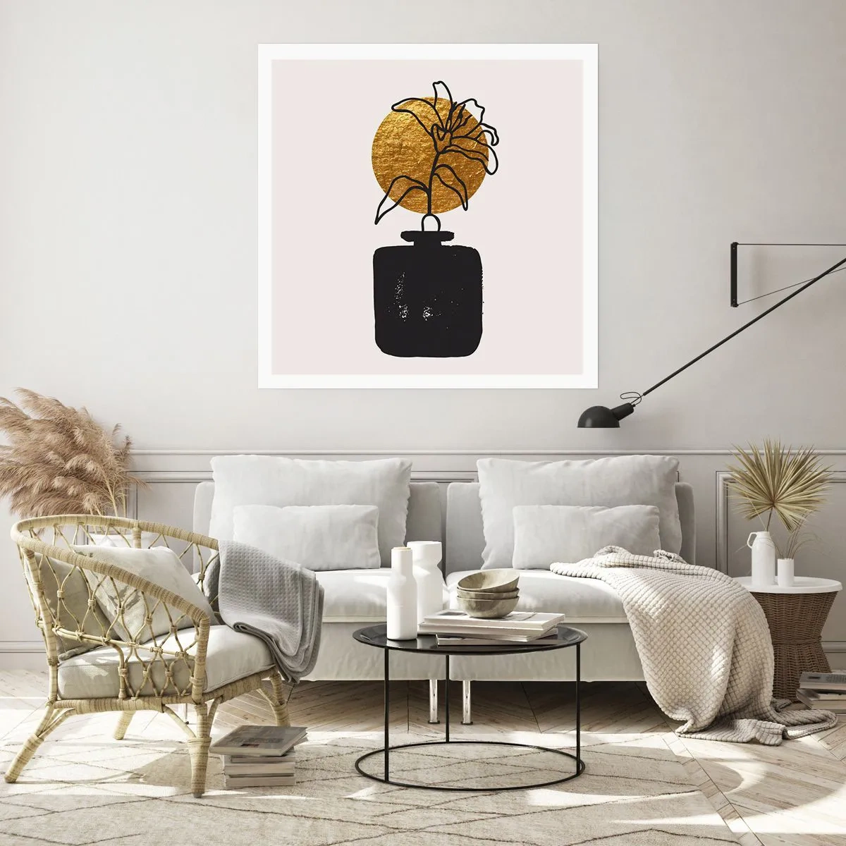 Poster - Bellezza a peso d'oro - 30x30 cm