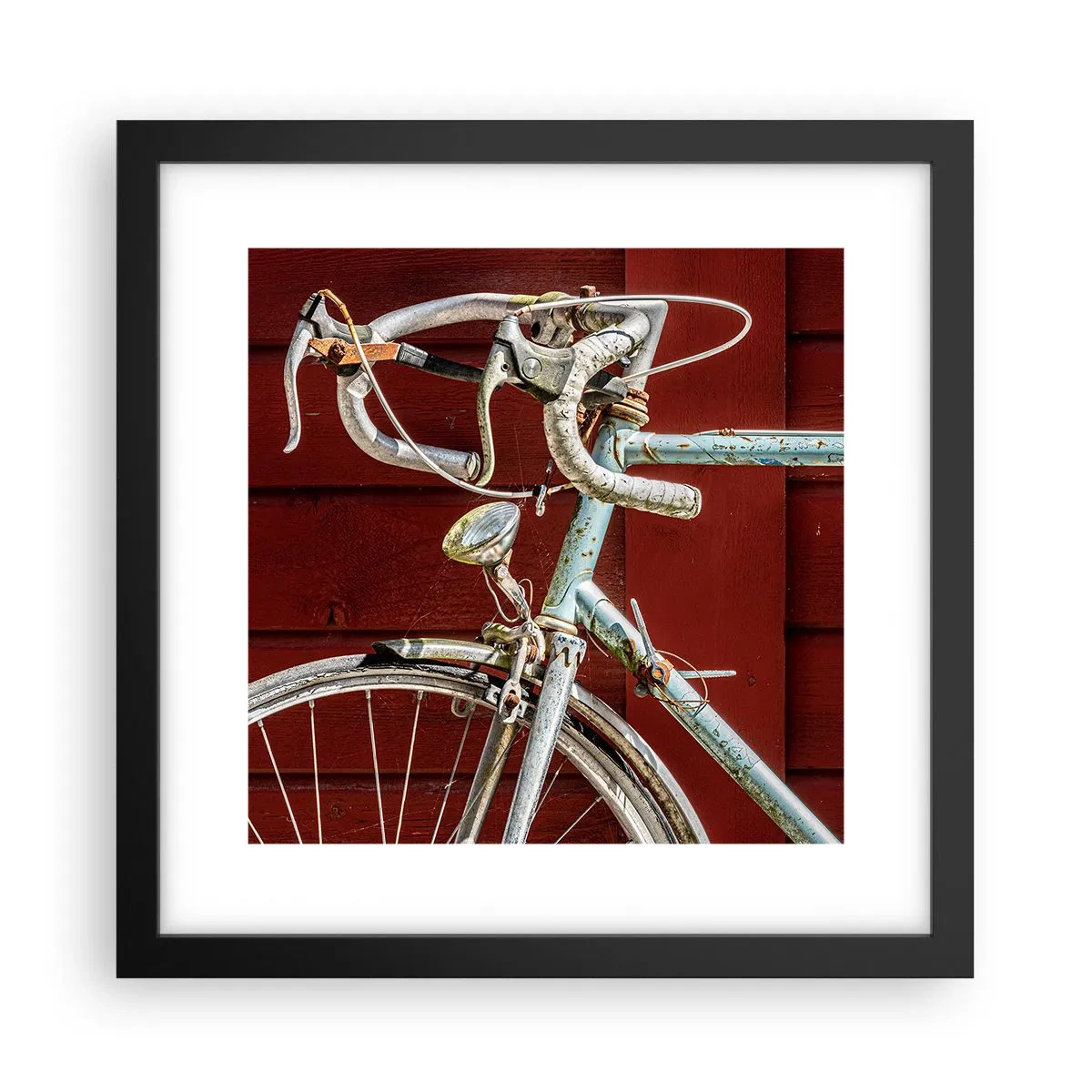 Poster in cornice nera - Creata per la vittoria - 30x30 cm