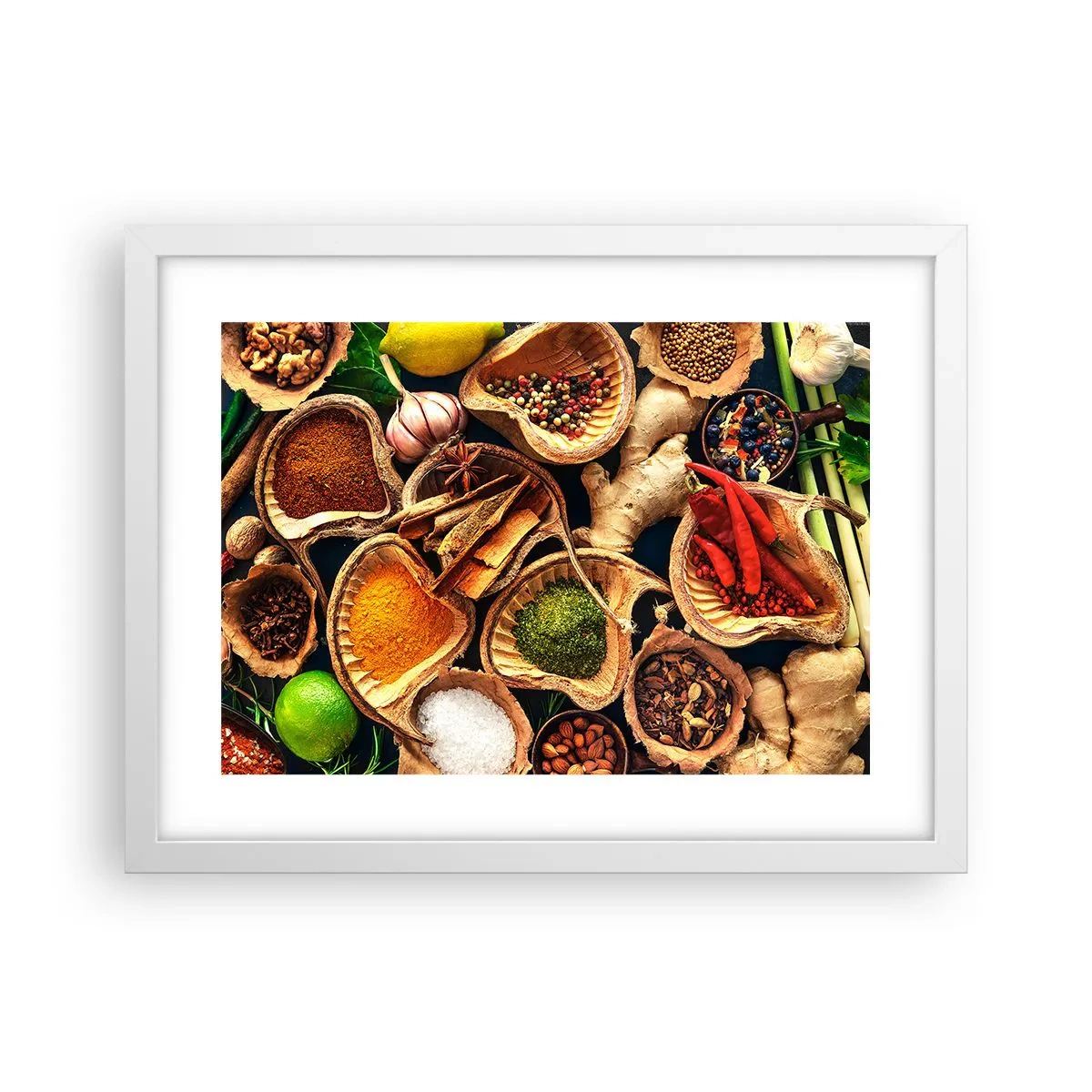 Poster in cornice bianca - Prendi quello che vuoi - 40x30 cm