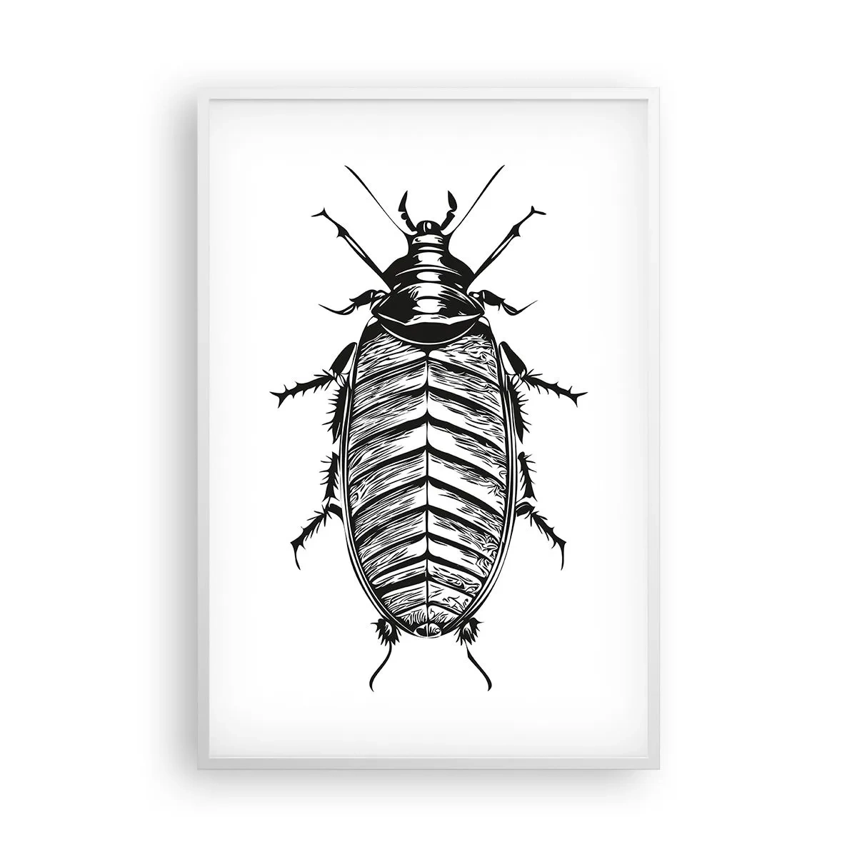 Poster in cornice bianca - Che esemplare! - 61x91 cm