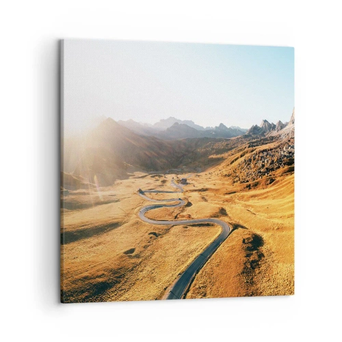 Quadro su tela - Stampe su Tela - Nella valle dorata - 50x50 cm
