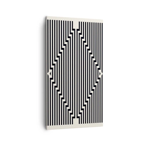 Quadro su tela - Stampe su Tela - Illusione geometrica - 45x80 cm
