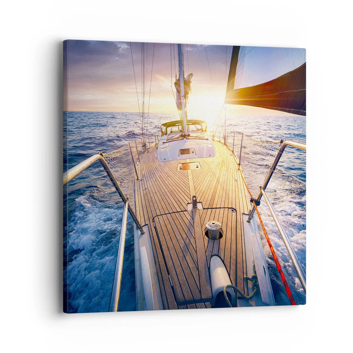 Quadro su tela - Stampe su Tela - Correndo sulle onde - 40x40 cm