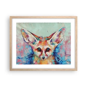 Poster in cornice rovere chiaro - Siete pronti per me? - 50x40 cm