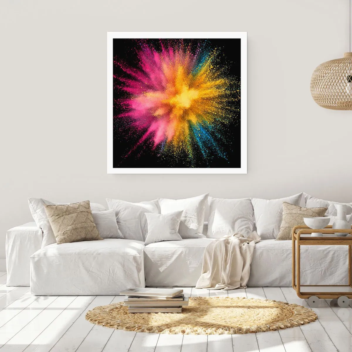 Poster - La nascita dei colori - 60x60 cm