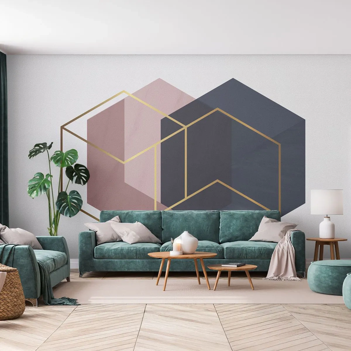 Fotomurali Premium Canvas - La forza della semplicità - Astrazione, Pezzo, Esageno - 300x210 cm