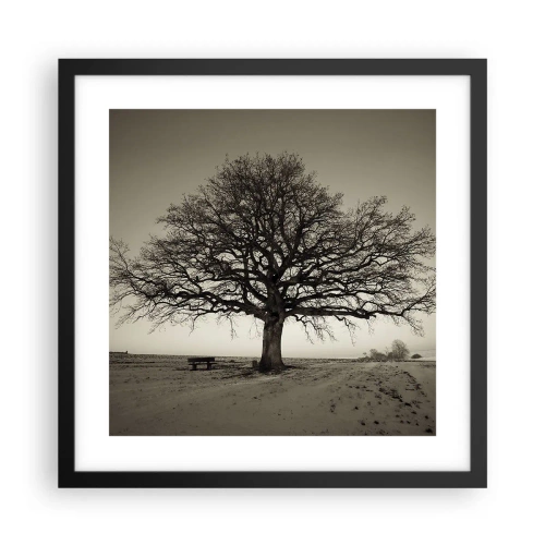 Poster in cornice nera - Da qui all'eternità - 40x40 cm