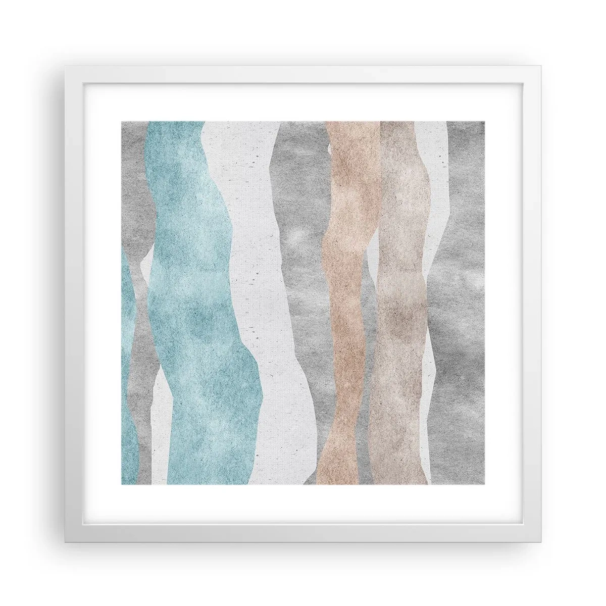 Poster in cornice bianca - Studio di prossimità - 40x40 cm