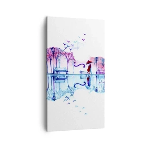 Quadro su tela - Stampe su Tela - Vi porto un cantico di pioggia - 45x80 cm
