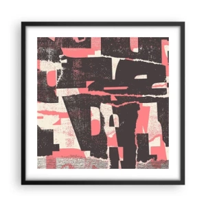 Poster in cornice nera - Tutto il rumore - 50x50 cm
