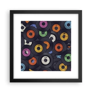 Poster in cornice nera - I colori della classicità - 30x30 cm