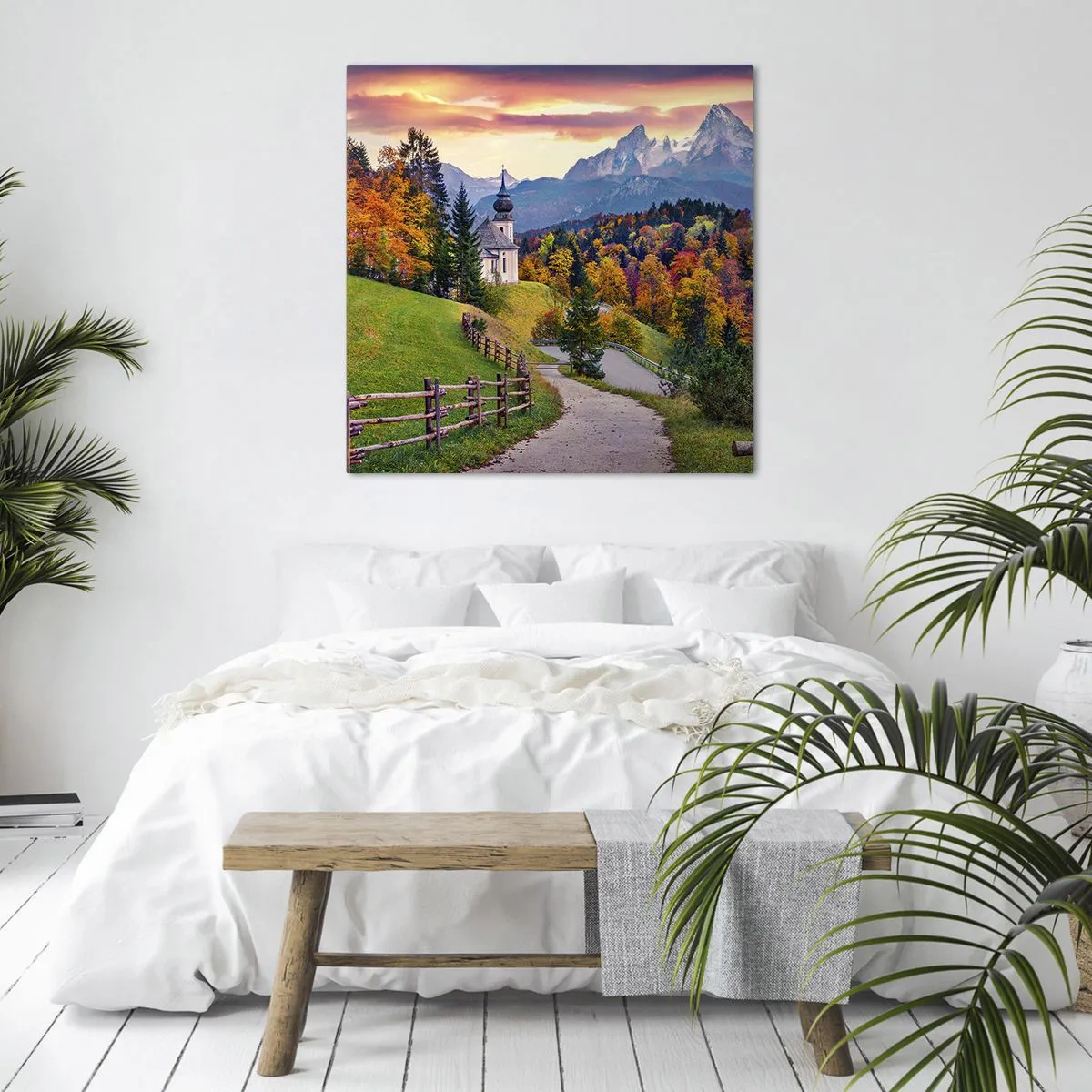 Quadro su tela - Stampe su Tela - Un paesaggio come dipinto - 70x70 cm