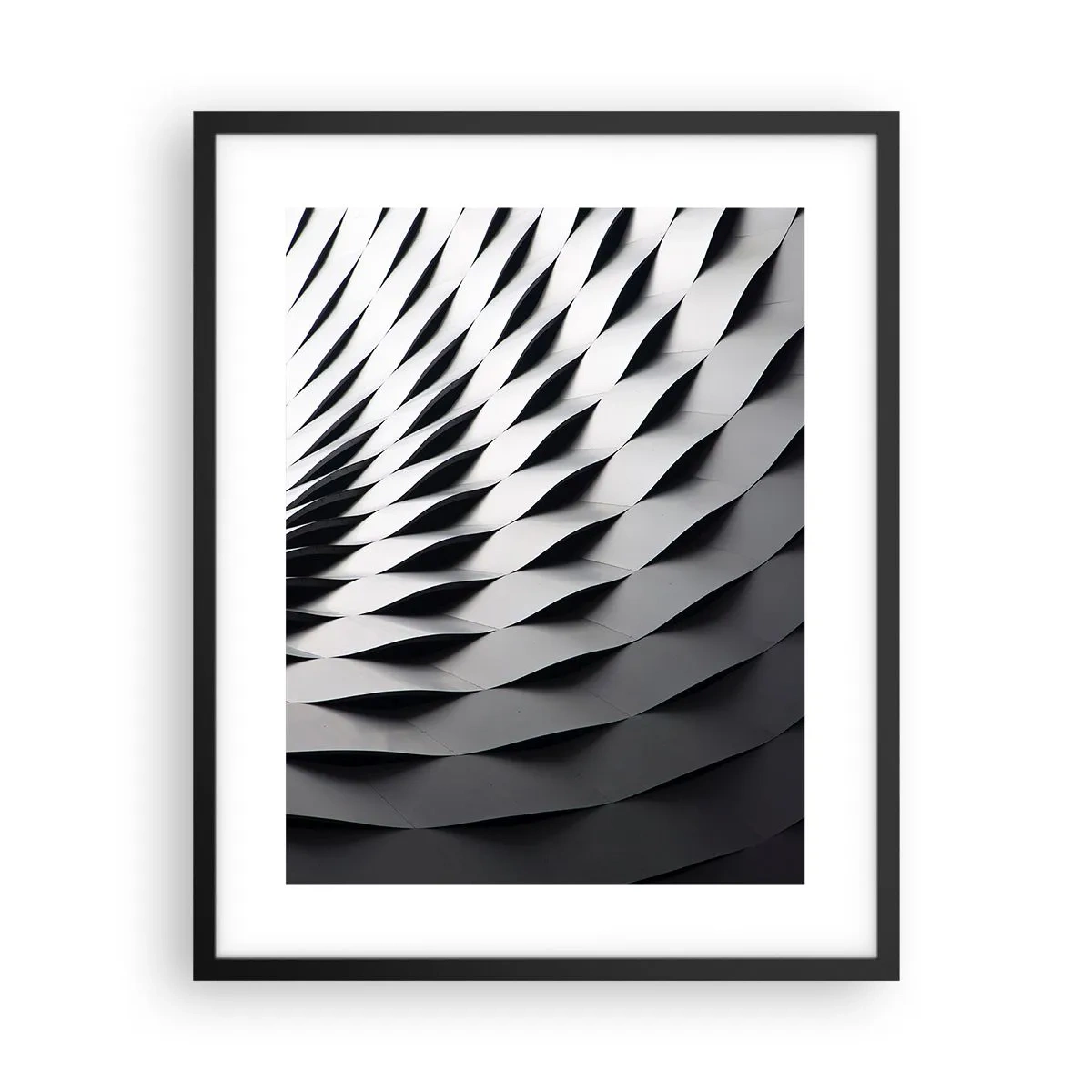 Poster in cornice nera - Sulla cresta dell'onda - 40x50 cm