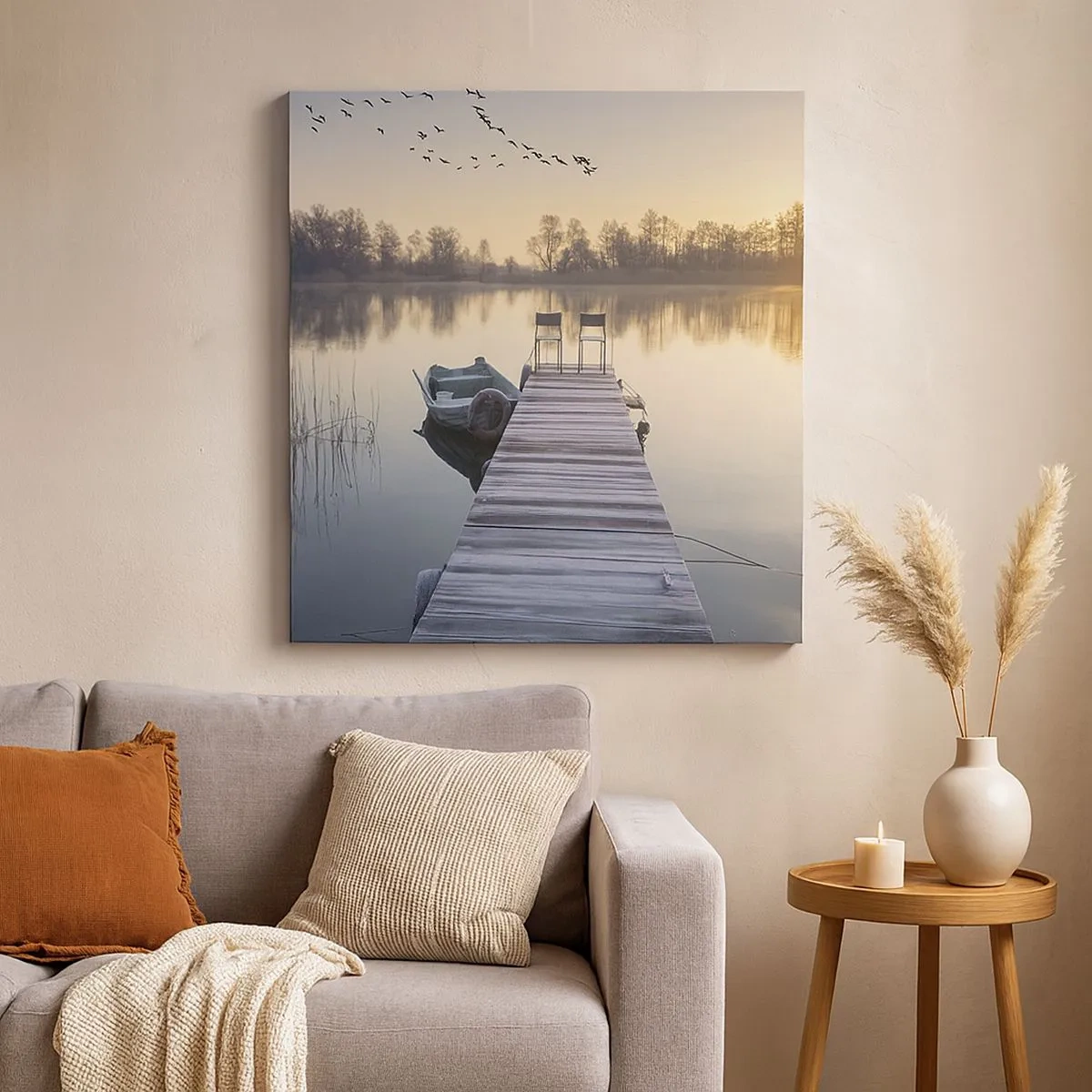 Quadro su tela - Stampe su Tela - Tornerò un giorno - 30x30 cm