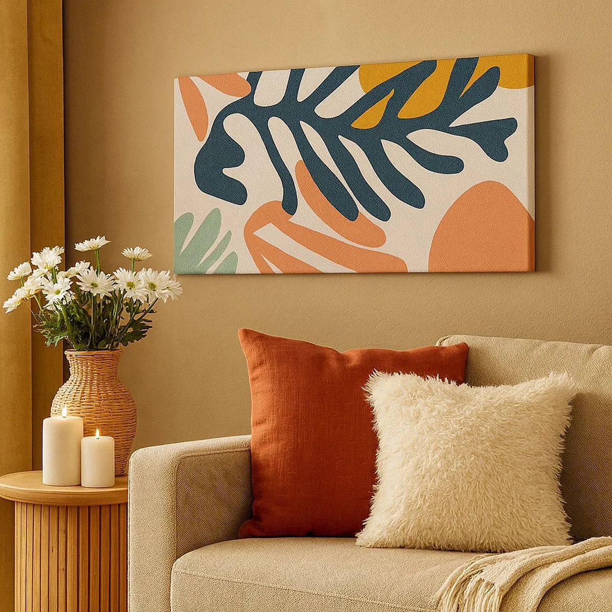 Quadro su tela - Stampe su Tela - Mare di coralli - 100x40 cm