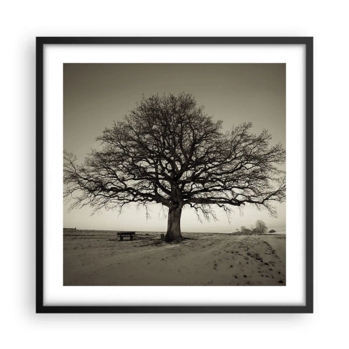 Poster in cornice nera - Da qui all'eternità - 50x50 cm