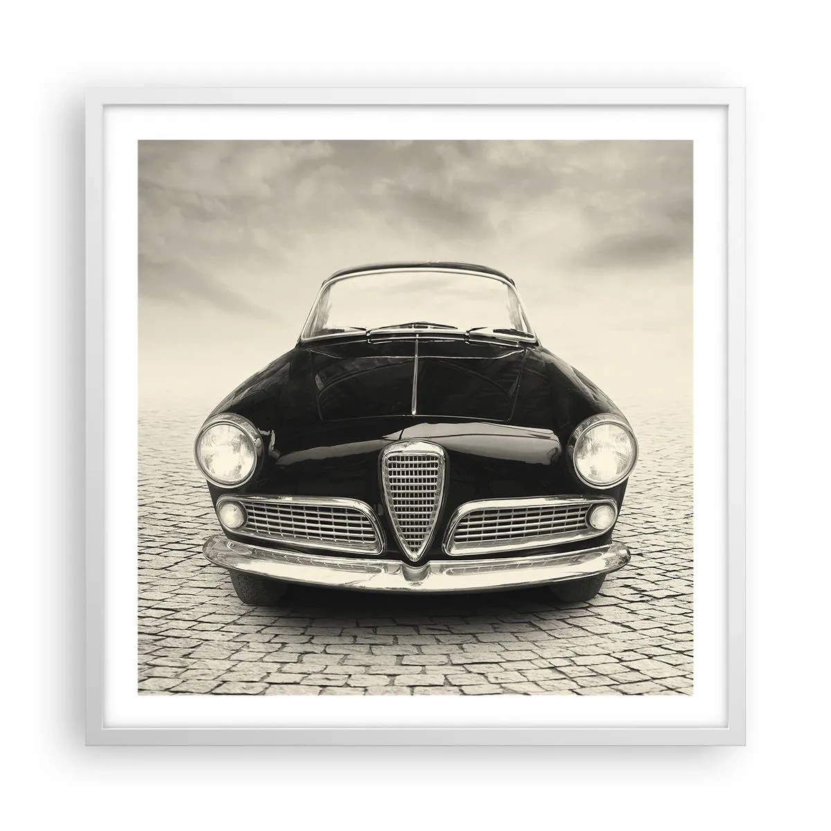 Poster in cornice bianca - Come non amarmi? - 60x60 cm