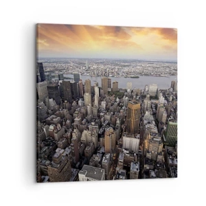 Quadro su tela - Stampe su Tela - Il cuore pulsante dei nostri tempi - 60x60 cm