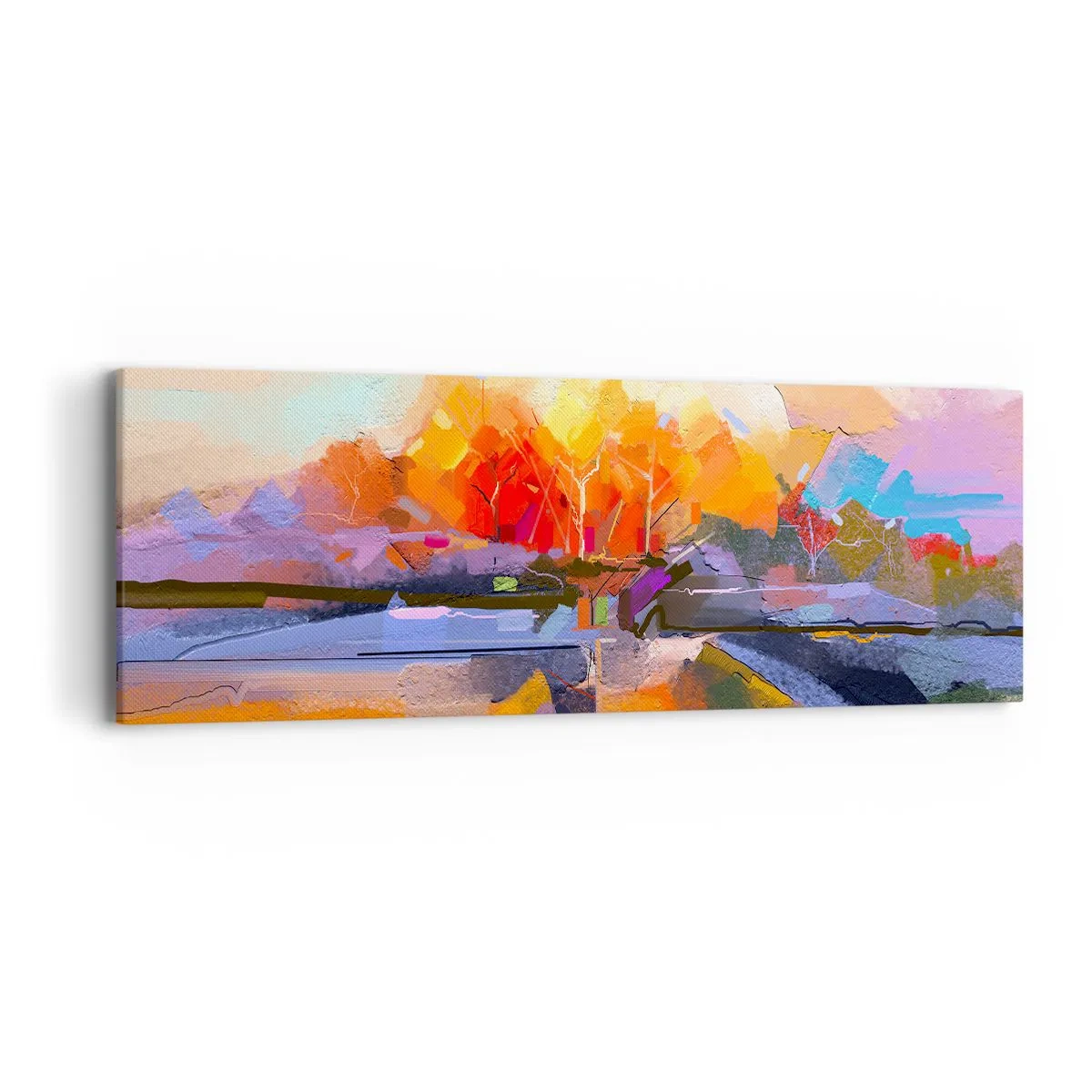 Quadro su tela - Stampe su Tela - Si è fatto autunno - 90x30 cm